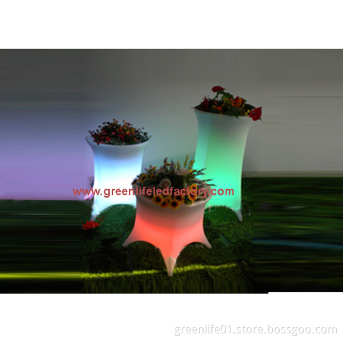 Illuminated LED Flower/Ice Pot